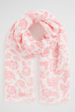 Vintage Paisley Print Scarf  Bubblegum Pink  hi-res