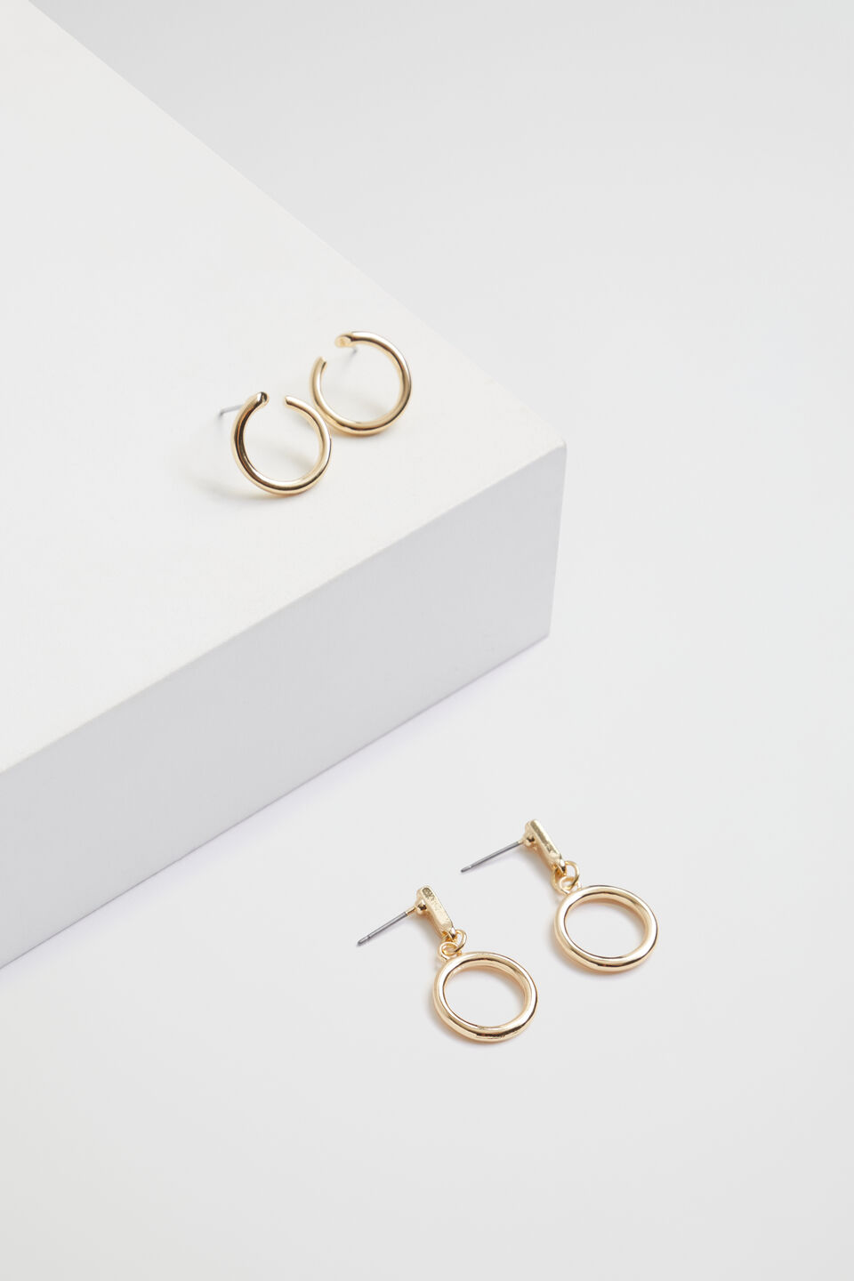 Circle Ear Pack  Gold