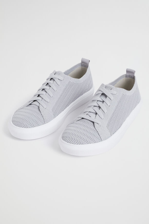 Josie Knit Sneaker  Grey  hi-res
