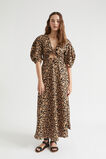 Abstract Animal Tie Front Dress  Abstract Animal  hi-res