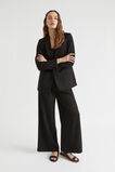 Pocket Front Wide Leg Trouser  Black  hi-res
