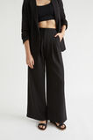 Pocket Front Wide Leg Trouser  Black  hi-res