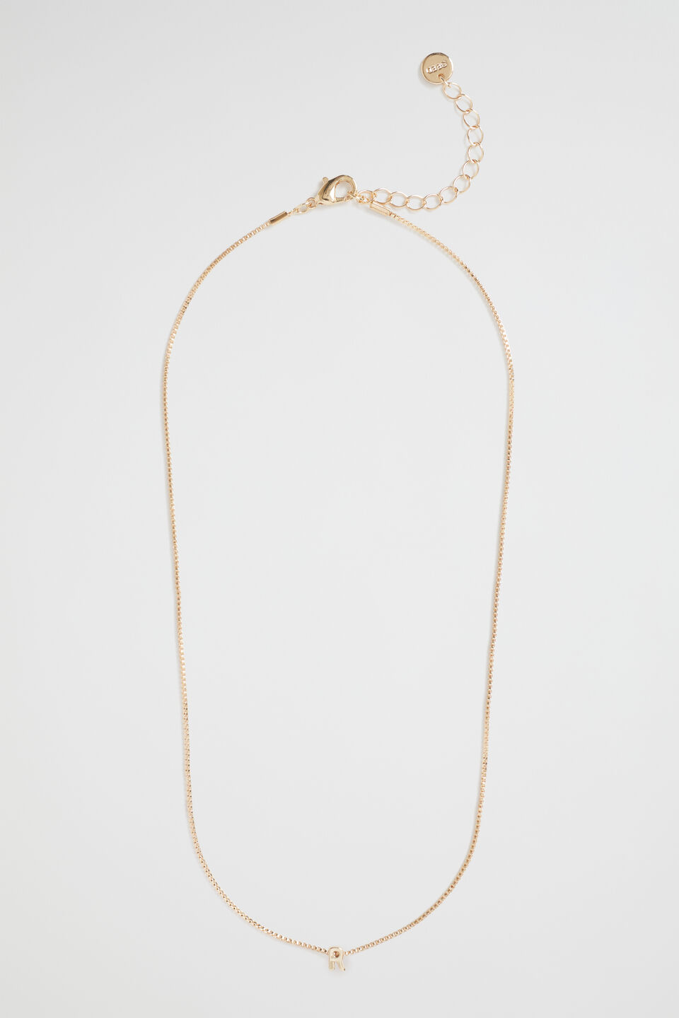 Gold Initial Necklace  R
