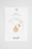 Zodiac Necklace  Aries  hi-res