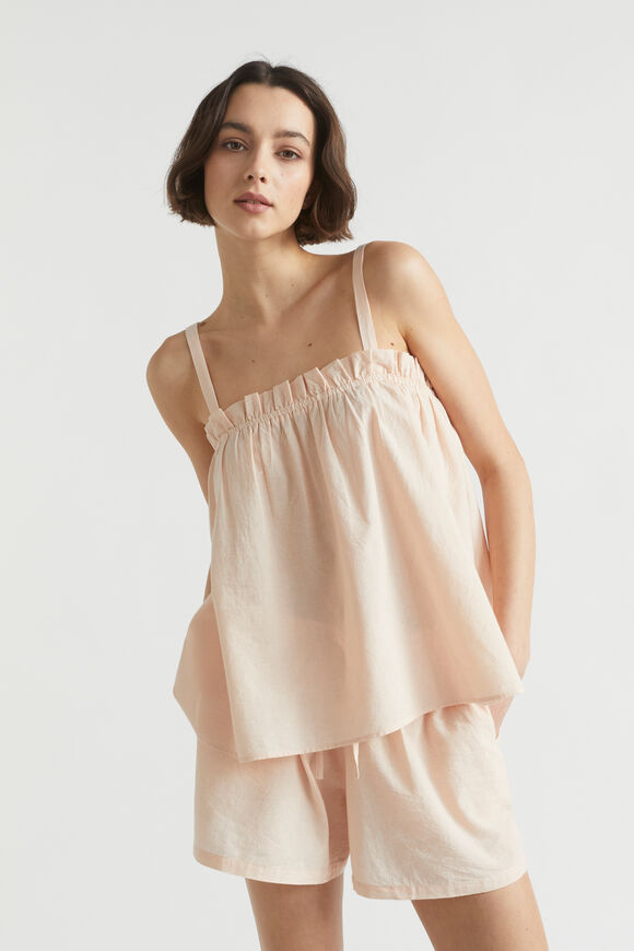 Cotton Frill Cami  Blush  hi-res