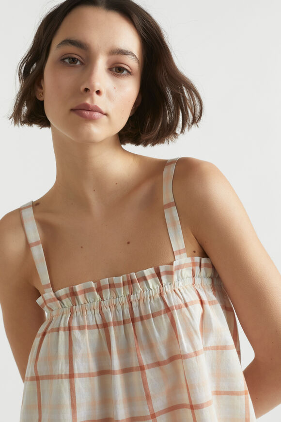 Cotton Frill Cami  Multi  hi-res