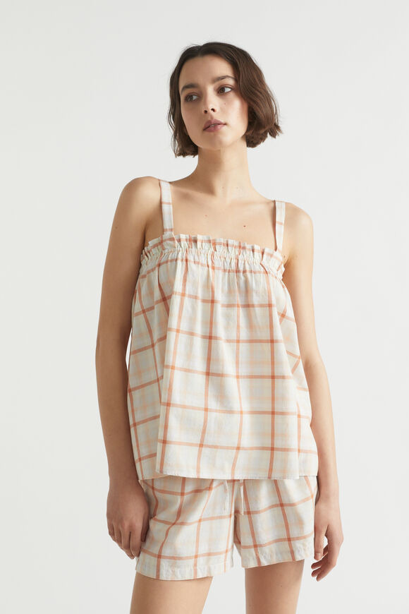 Cotton Frill Cami  Multi  hi-res