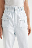 Denim Paperbag Pocket Jean  Arctic Wash  hi-res