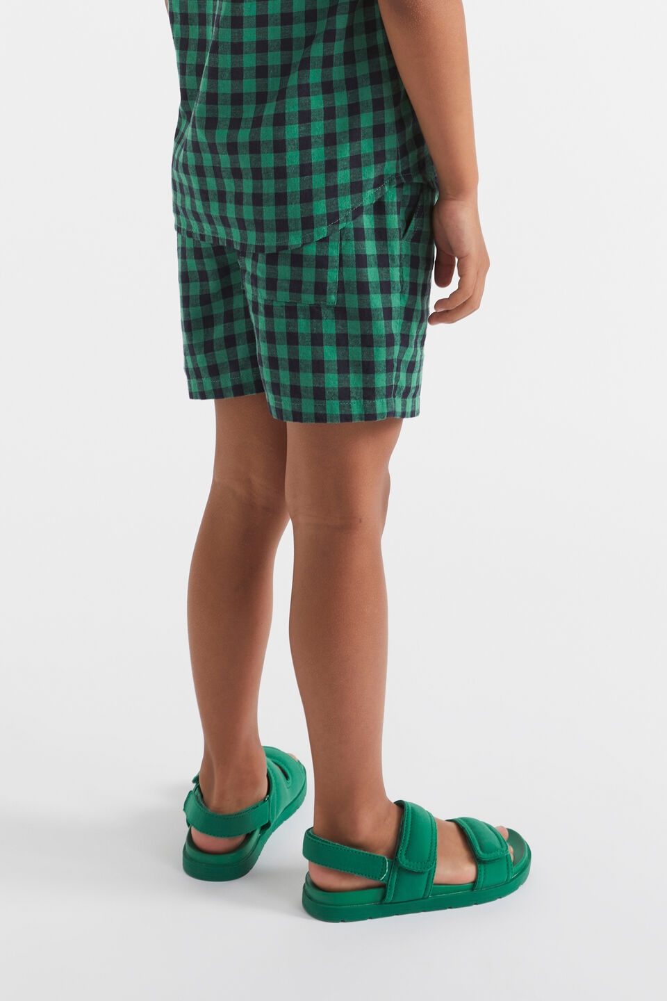 Check Short  Palm Green