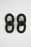 Bead Link Earring  Black  hi-res