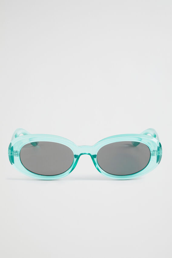 Goldie Oval Sunglasses  Deep Teal  hi-res