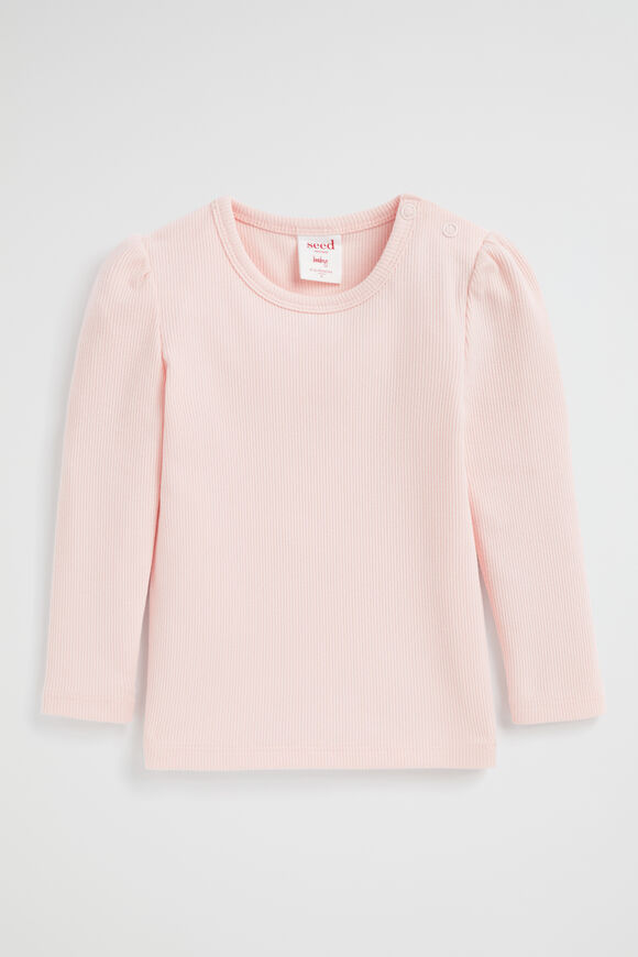 Core Rib Tee  Dusty Rose  hi-res