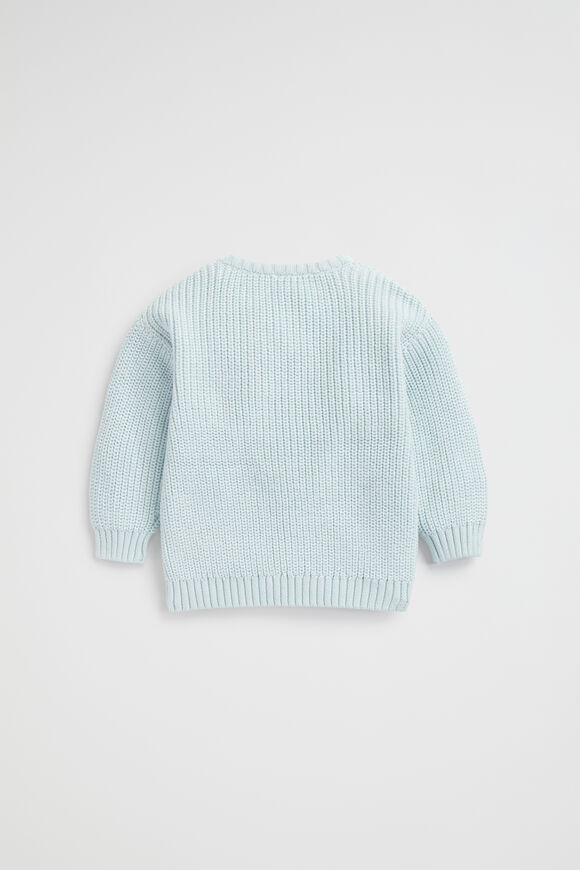 Knitted Jumper  Ice Blue  hi-res
