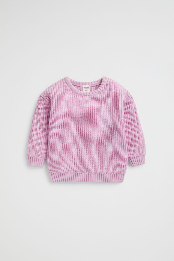 Knitted Jumper  Lilac  hi-res