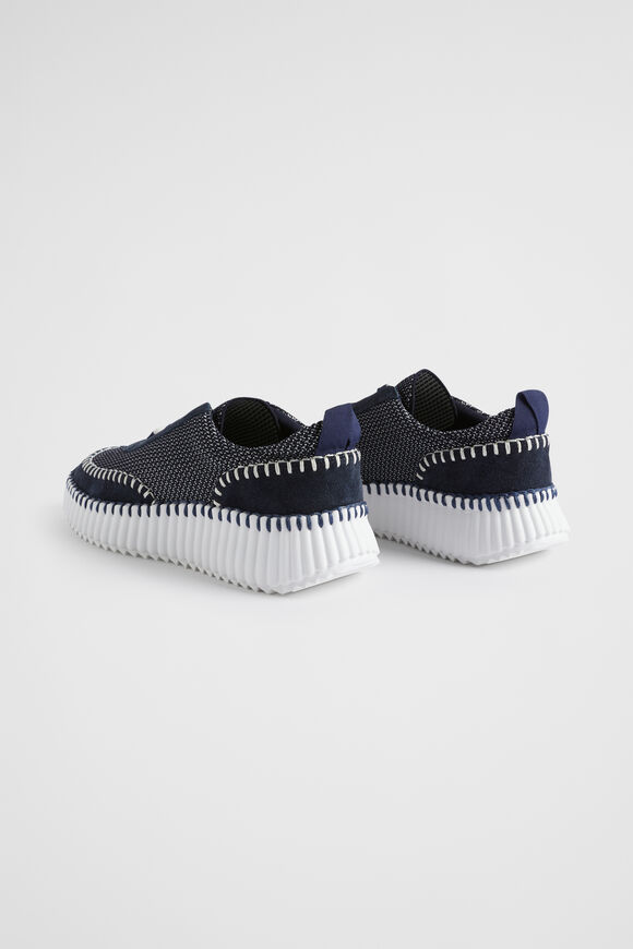 Brielle Knit Sneaker  Navy  hi-res