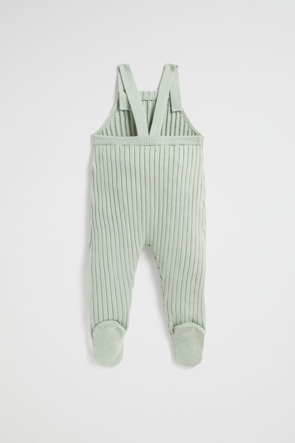 Rib Knit Overall  Sage  hi-res