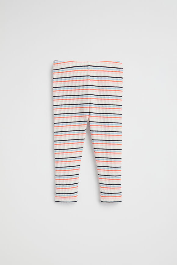 Stripe Rib Legging  Canvas Multi  hi-res