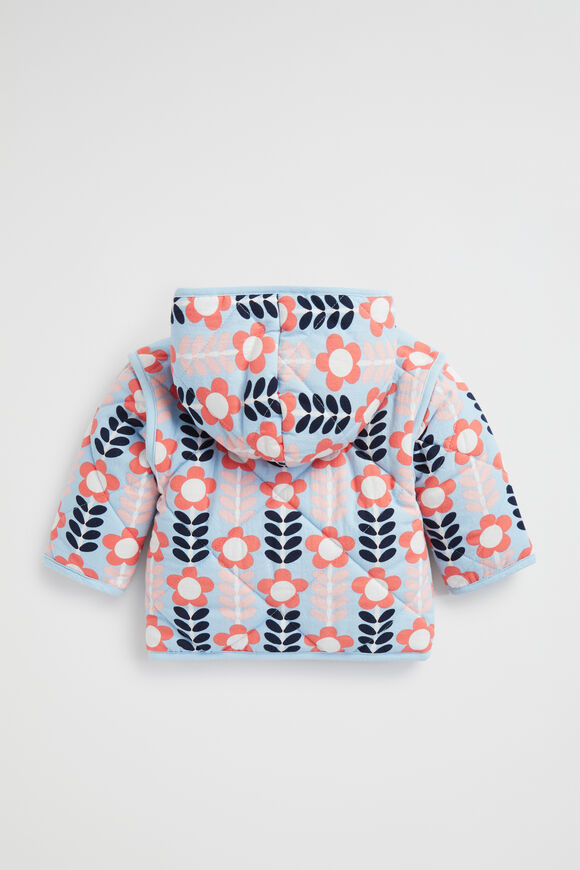 Floral Jacket  Pale Blue  hi-res