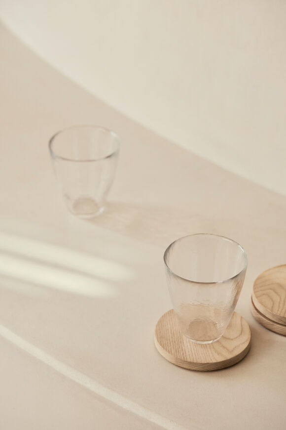 Ash Coasters Pack Of 4  Ash Wood  hi-res