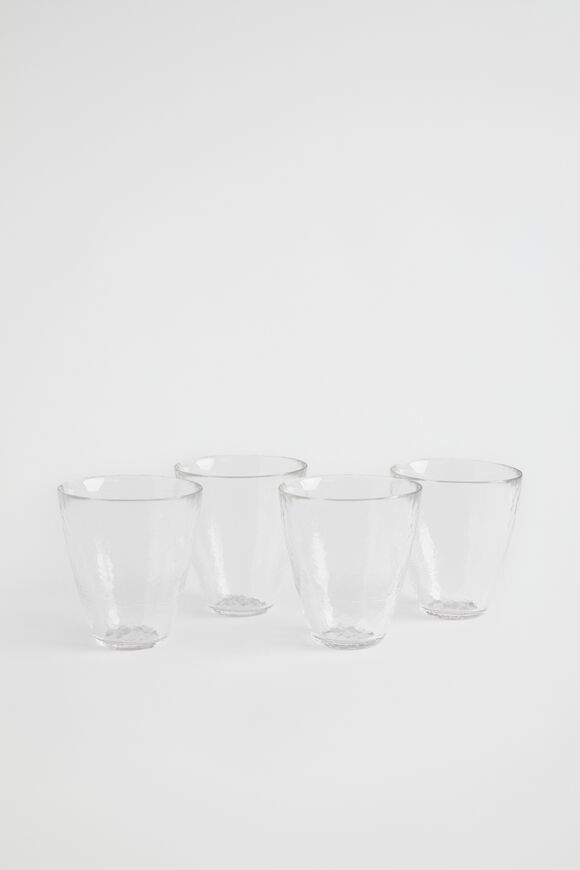 Eli Tumbler Set Of 4  Clear  hi-res