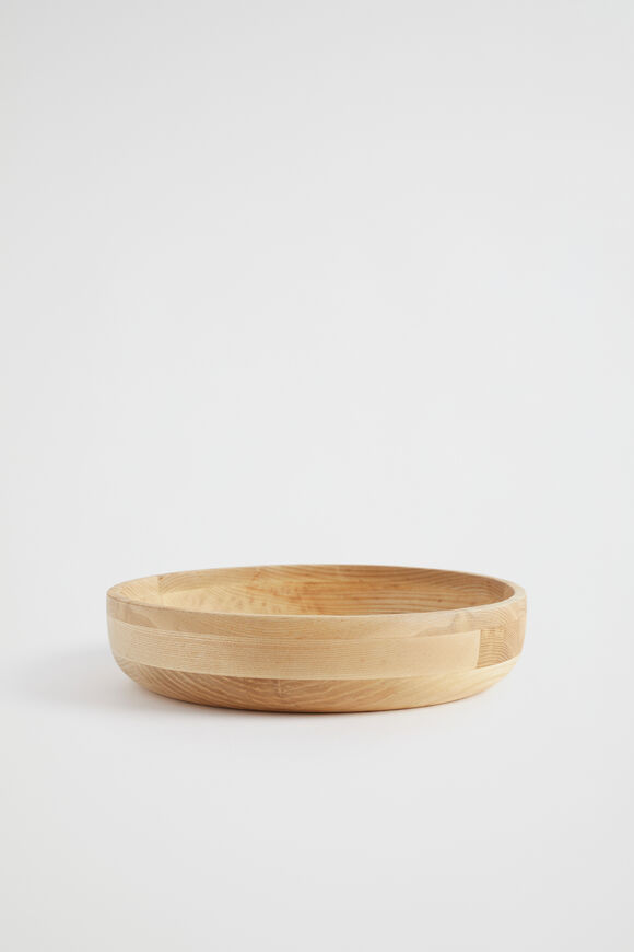 Ash Serving Bowl  Ash Wood  hi-res