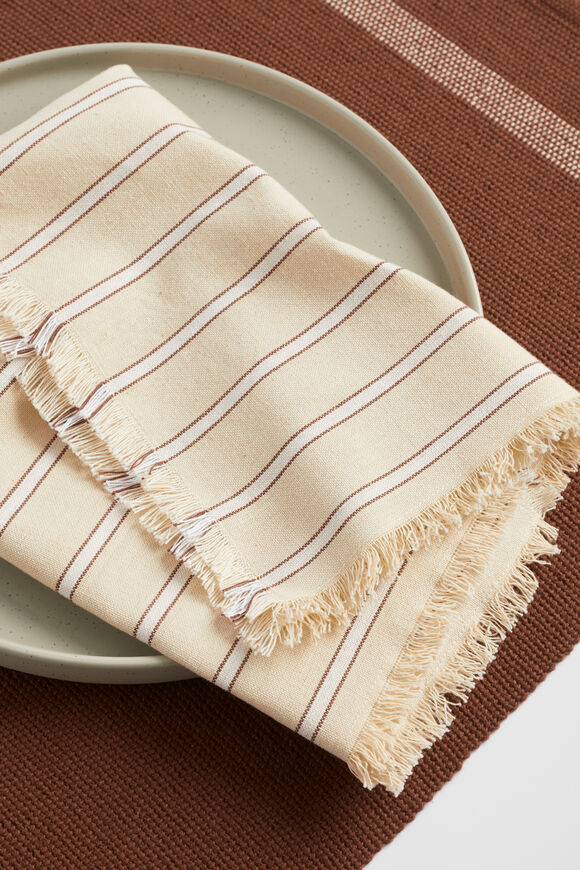 Levi Napkin Set Of 4  Burnt Brick  hi-res