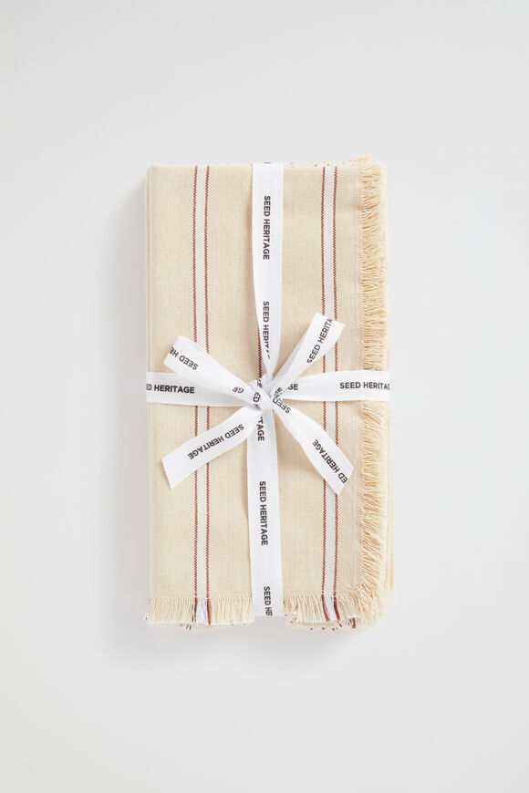 Levi Napkin Set Of 4  Burnt Brick  hi-res