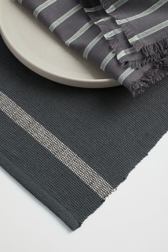 Etta Placemat Set Of 4  Graphite  hi-res