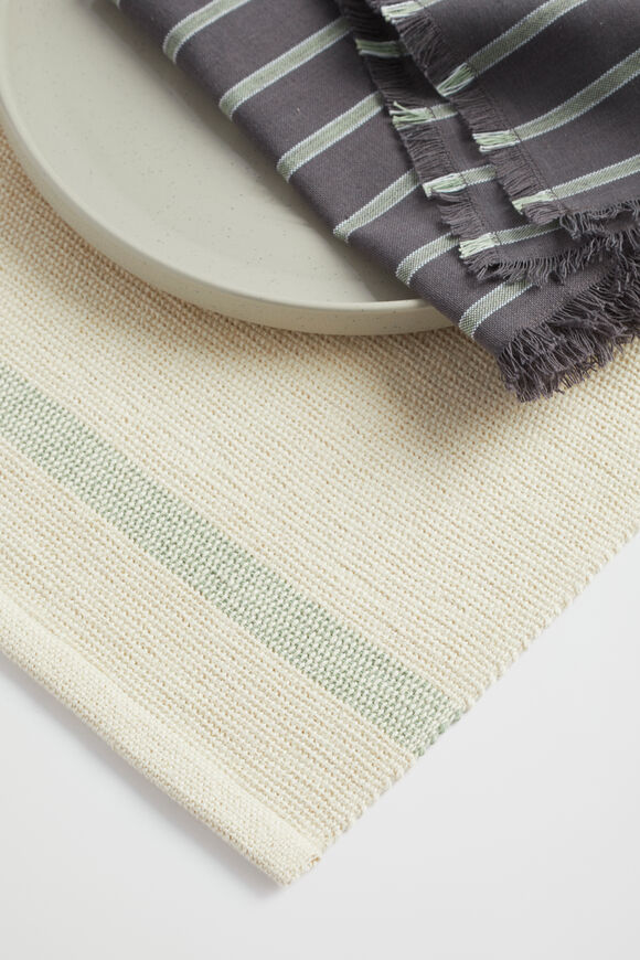 Etta Placemat Set Of 4  Sage Green  hi-res