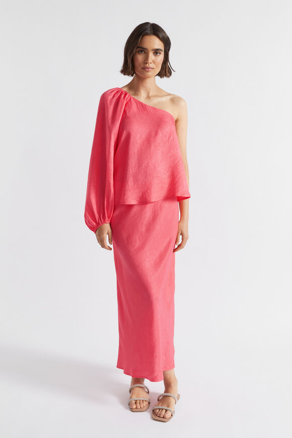 Satin Midi Skirt  Wild Berry  hi-res