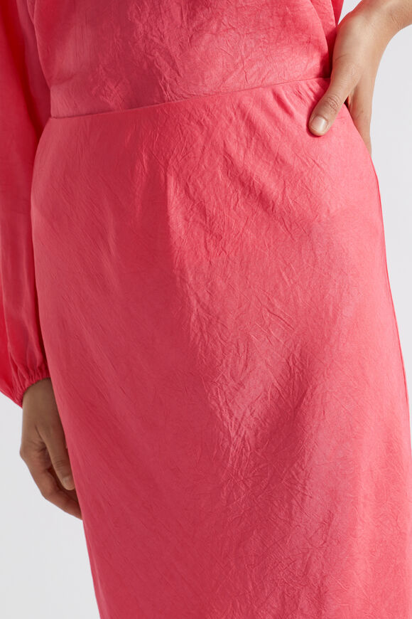 Satin Midi Skirt  Wild Berry  hi-res