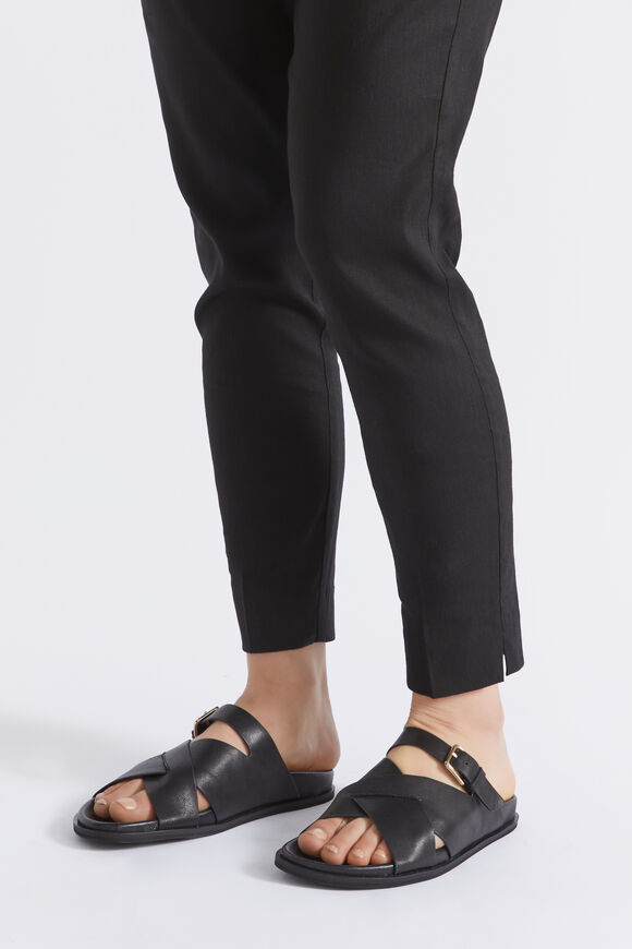 Heidi Buckle Slide  Black  hi-res