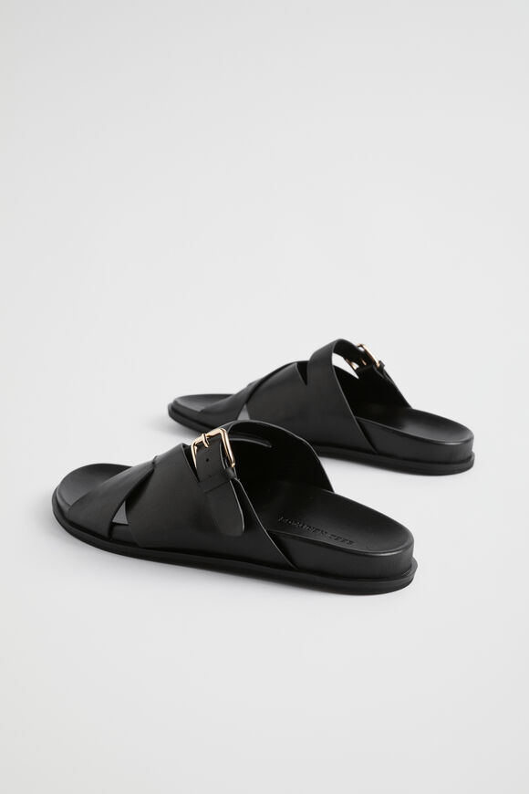 Heidi Buckle Slide  Black  hi-res