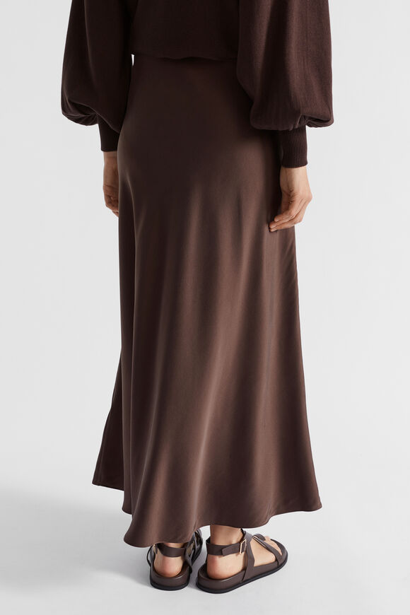 Silk Skirt  Deep Raisin  hi-res