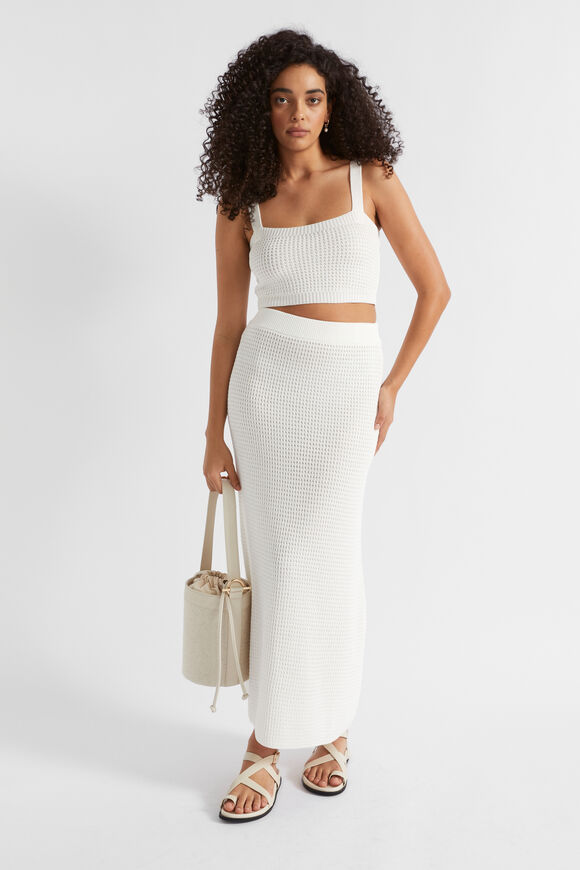 Crochet Maxi Skirt  Cloud Cream  hi-res