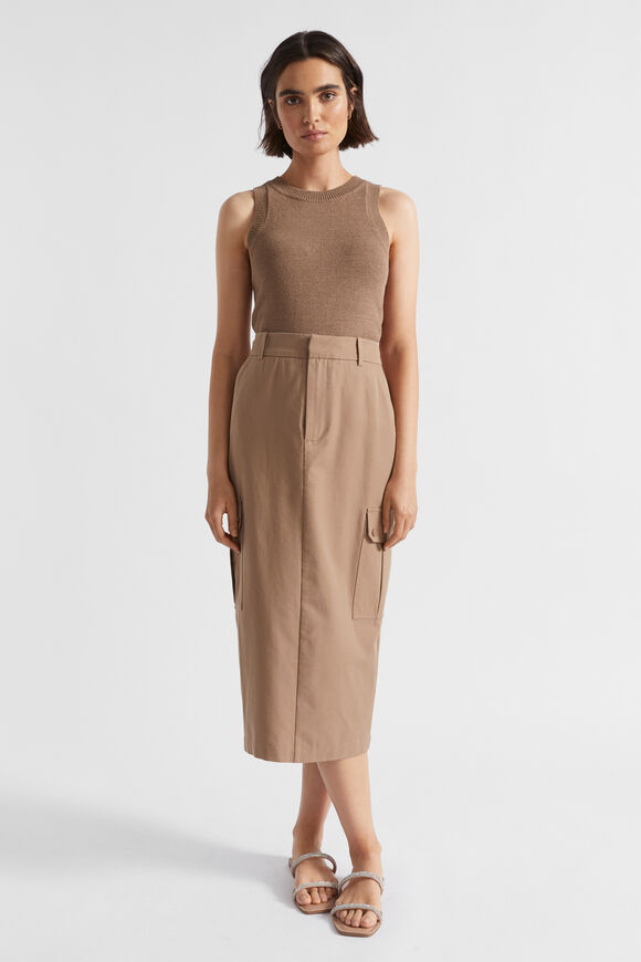 Midi Cargo Skirt  Woodland  hi-res