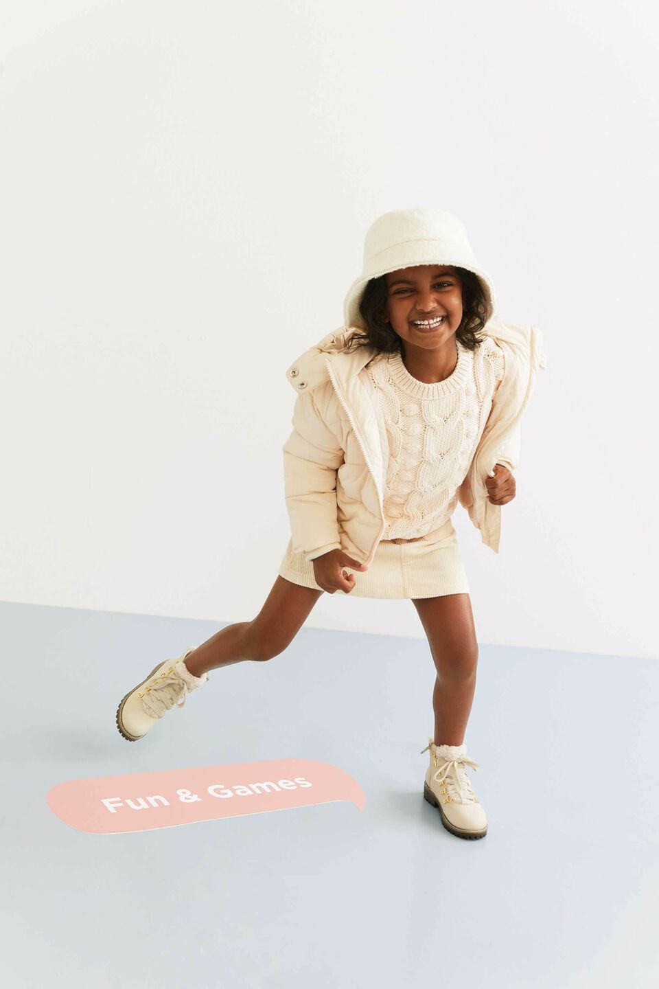 Chunky Cable Knit  Creme