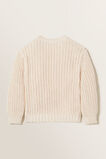 Chunky Cable Knit  Creme  hi-res