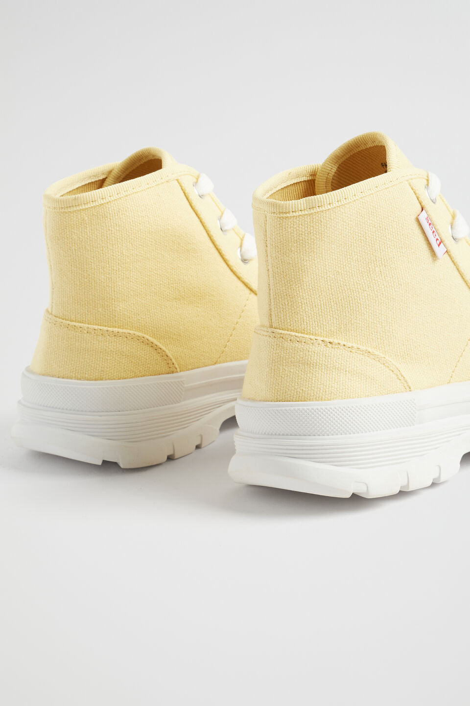 Chunky Sole Canvas High-Top  Buttercup