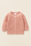 Raglan Knit Cardigan  Chalk Pink  hi-res