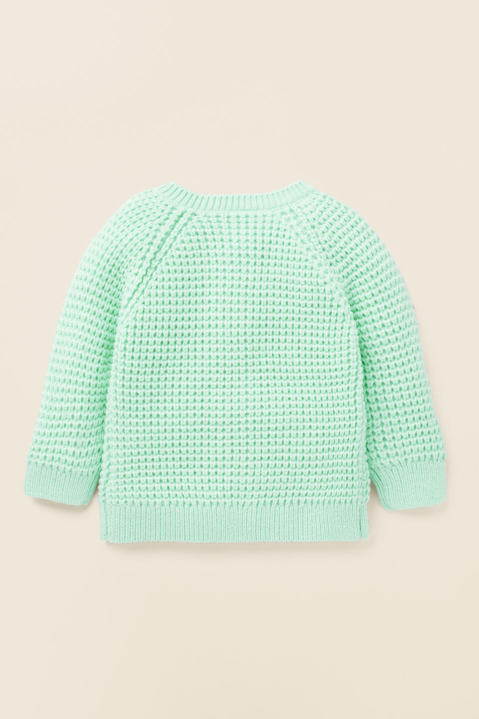 Raglan Knit Cardigan  Fresh Mint