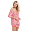 Frill Sleeve Printed Top    hi-res