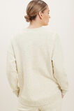 Heritage Logo Sweater  French Vanilla Fleck  hi-res
