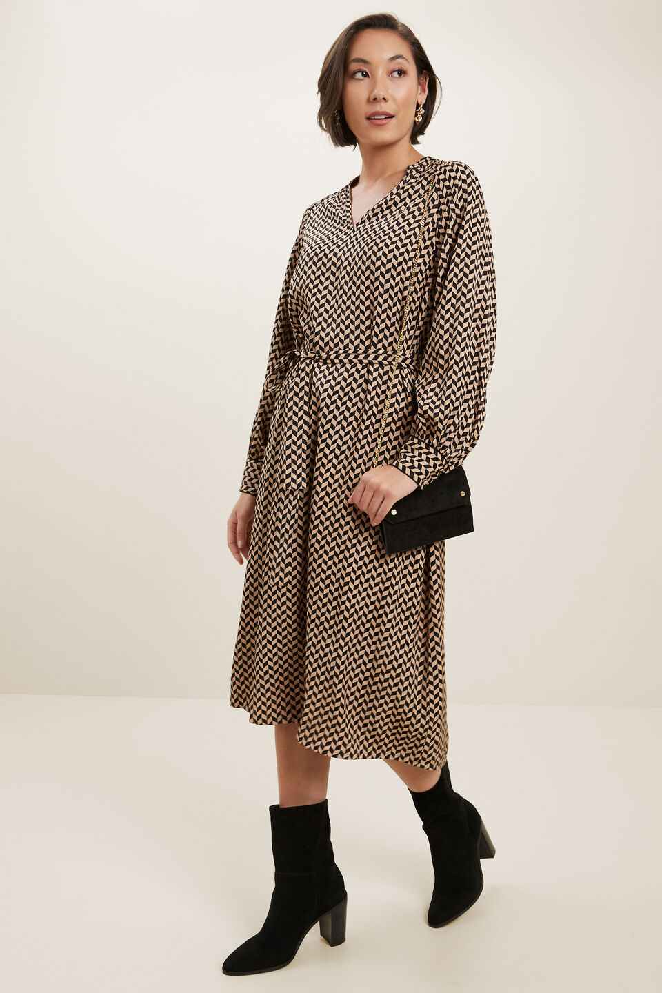 Geo Midi Dress  Geo