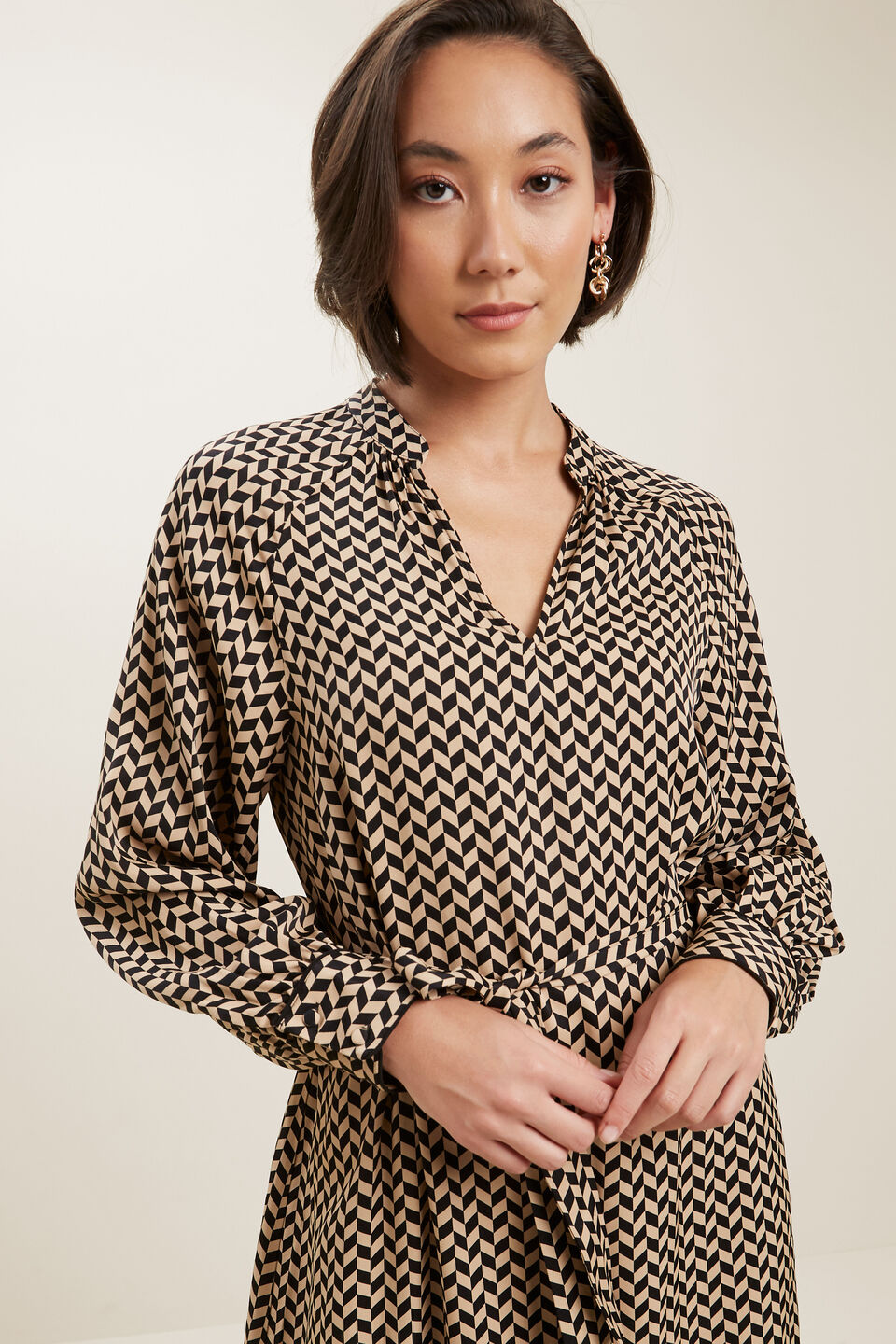 Geo Midi Dress  Geo