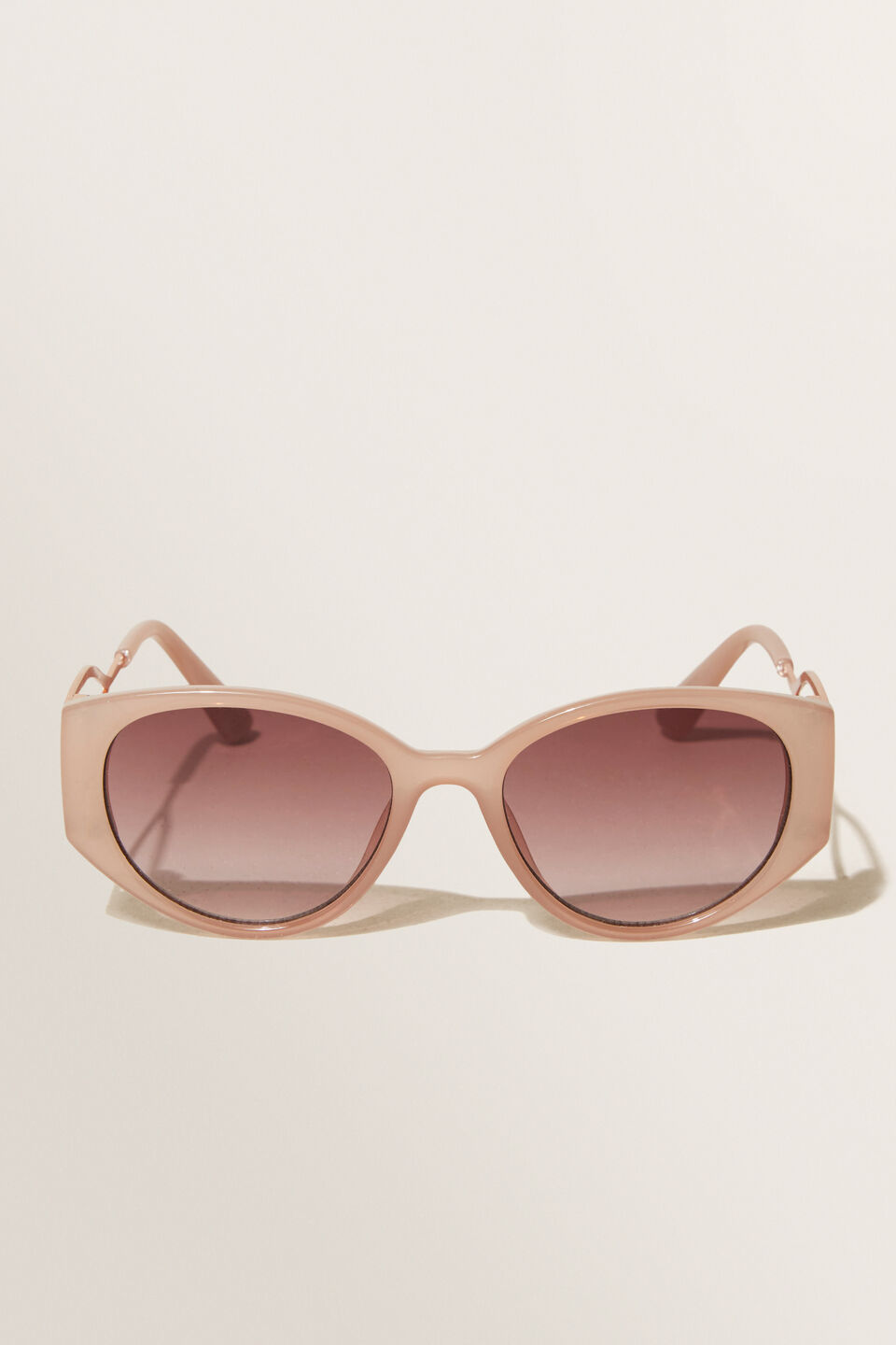 Leah Detail Sunglasses  Blush