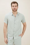 Mens Linen Shirt  Mint  hi-res