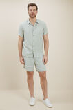 Mens Linen Shirt  Mint  hi-res