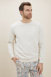 Mens Cotton Sweat  Ecru  hi-res