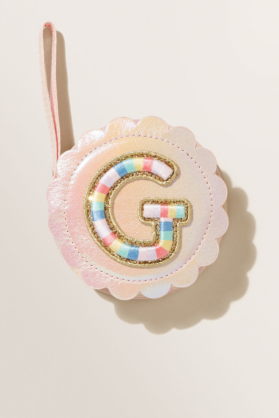 Rainbow Initial Purse  G